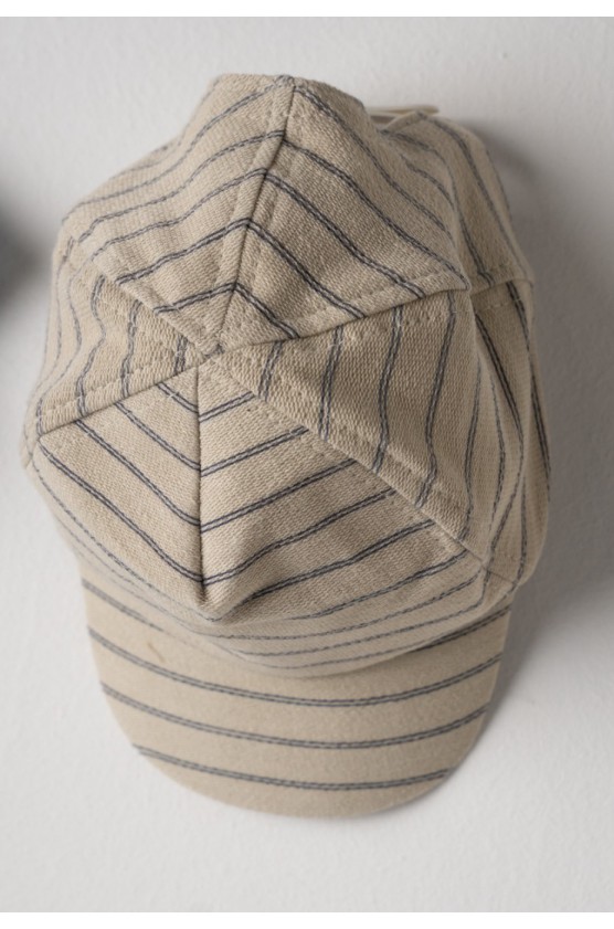 Σετ μπλούζα,  βερμούδα και καπέλο για μικρό αγόρι Hashtag 266612 γαλάζιο-μπεζ