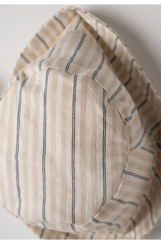 Σετ πουκάμισο,  βερμούδα και καπέλο για μικρό αγόρι Hashtag 266620  λευκό-μπεζ