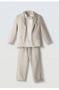 Σετ κοστούμι για μικρό αγόρι Hashtag 266810 εκρού