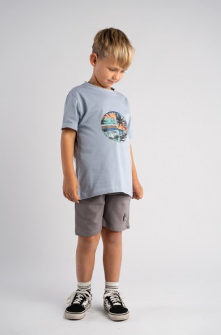 Σετ μπλούζα με βερμούδα για μικρό αγόρι Hashtag 266829 Σιέλ