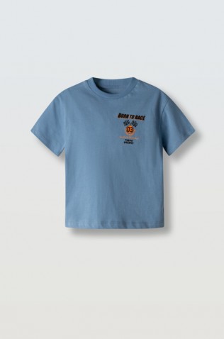 Μπλούζα για μικρό αγόρι Hashtag 266830 μπλε ραφ