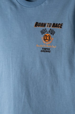 Μπλούζα για μικρό αγόρι Hashtag 266830 μπλε ραφ