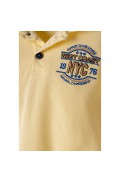 Σετ  μπλούζα polo και  βερμούδα  για μικρό αγόρι Hashtag 242613 κίτρινο