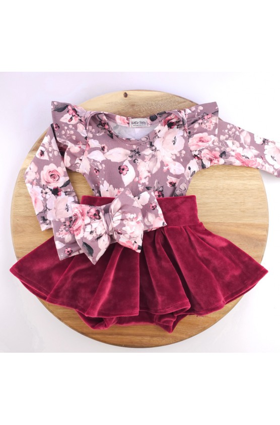 Σέτ Χειροποίητο για μικρά κορίτσια  LITTLE FAIRY Perfect Roses Wine