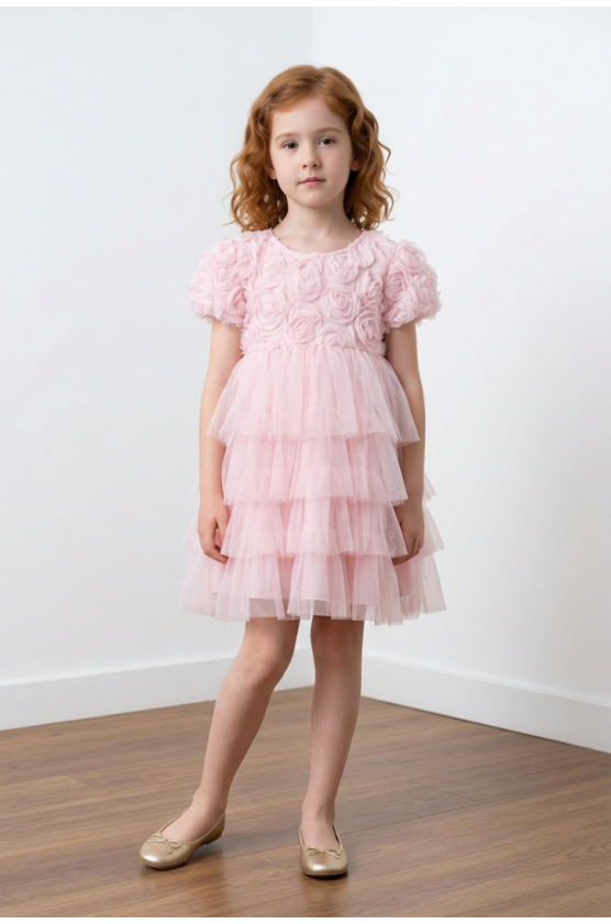 ΦΟΡΕΜΑ ΤΟΥΛΙΝΟ  ΓΙΑ ΜΙΚΡΑ ΚΟΡΙΣTΙΑ PEPANDA BABY RP-W2190 ΡΟΖ