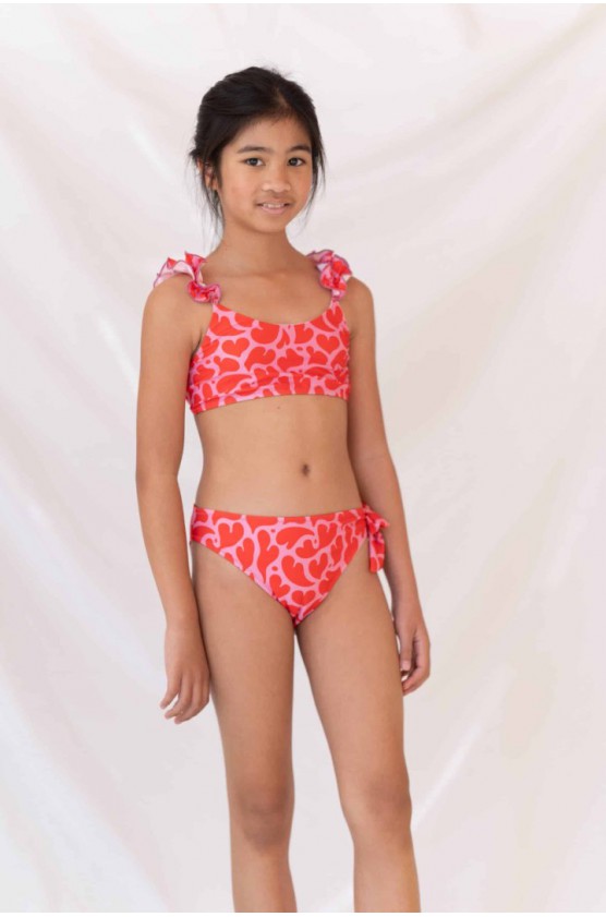 Παιδικό Μαγιό Bikini για κορίτσια  Tortue S5-137-235  Ροζ