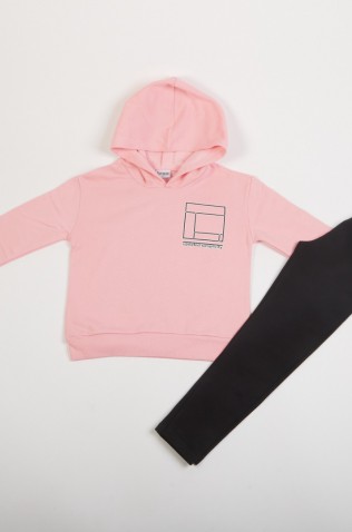 ΣΕΤ ΦΟΥΤΕΡ ME ΚΟΥΚΟΥΛΑ ΚΑΙ ΚΟΛΑΝ ΓΙΑ ΚΟΡΙΤΣΙΑ TRAX 48617 ΡΟΖ