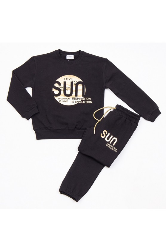 ΣΕΤ ΦΟΥΤΕΡ ΜΠΛΟΥΖΑ  ΚΑΙ ΦΟΡΜΑ ΓΙΑ ΚΟΡΙΤΣΙΑ TRAX 48628 ΜΑΥΡΟ