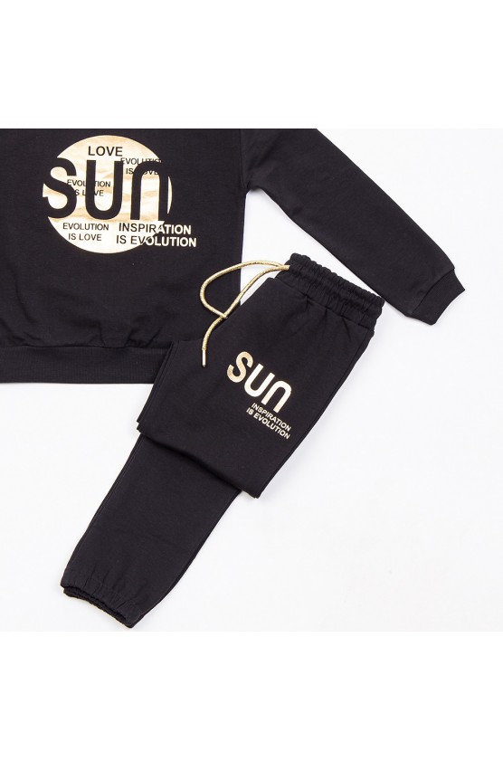 ΣΕΤ ΦΟΥΤΕΡ ΜΠΛΟΥΖΑ  ΚΑΙ ΦΟΡΜΑ ΓΙΑ ΚΟΡΙΤΣΙΑ TRAX 48628 ΜΑΥΡΟ