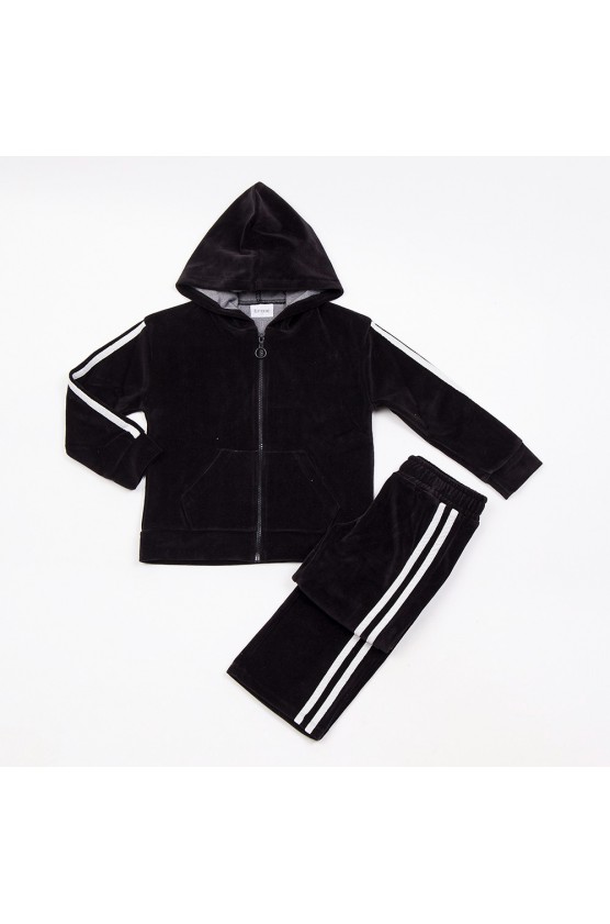 ΣΕΤ  ΖΑΚΕΤΑ ΒΕΛΟΥΤΕ ME ΚΟΥΚΟΥΛΑ ΚΑΙ ΦΟΡΜΑ ΓΙΑ ΚΟΡΙΤΣΙΑ TRAX 48656 ΜΑΥΡΟ