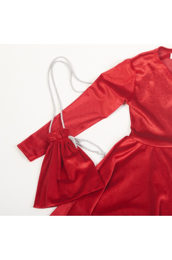 ΦΟΡΕΜΑ ΜΕ ΜΑΚΡΥ ΜΑΝΙΚΙ ΓΙΑ ΚΟΡΙΤΣΙΑ TRAX 48662 ΚΟΚΚΙΝΟ