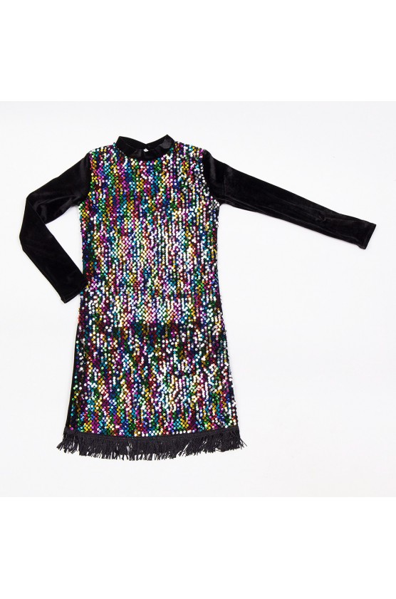 ΦΟΡΕΜΑ ΜΕ ΜΑΚΡΥ ΜΑΝΙΚΙ ΚΑΙ ΠΑΓΙΕΤΕΣ TRAX 48670 ΜΑΥΡΟ