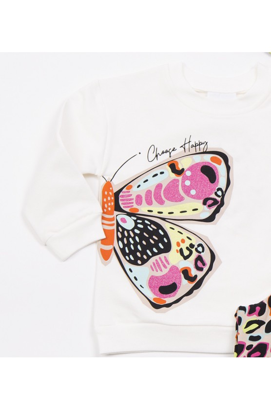 ΣΕΤ ΜΠΛΟΥΖΑ ΜΕ ΚΟΛΑΝ  ΓΙΑ ΜΙΚΡΑ ΚΟΡΙΤΣΙΑ TRAX 48712 CAPPUCCINO