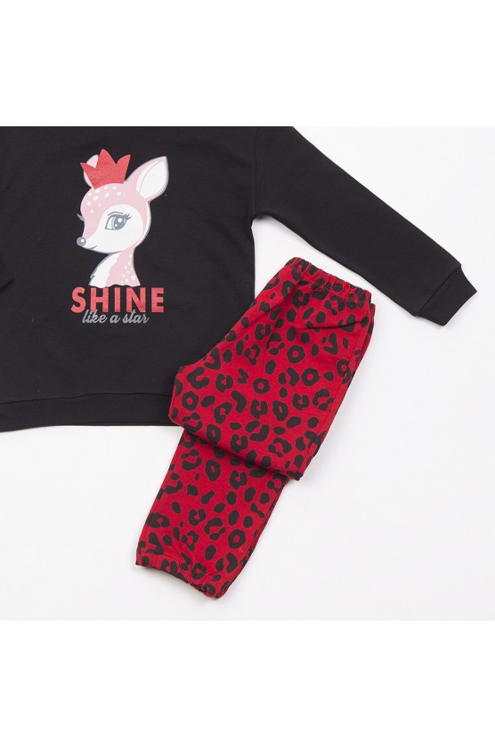 ΣΕΤ ΦΟΥΤΕΡ ΜΕ ΚΟΥΚΟΥΛΑ  ΓΙΑ ΜΙΚΡΑ ΚΟΡΙΤΣΙΑ TRAX 48735 ΜΑΥΡΟ