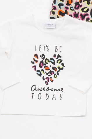 ΣΕΤ ΜΠΛΟΥΖΑ, ΖΑΚΕΤΑ ΚΑΙ ΚΟΛΑΝ  ΓΙΑ ΜΙΚΡΑ ΚΟΡΙΤΣΙΑ TRAX 48738 CAPPUCCINO 