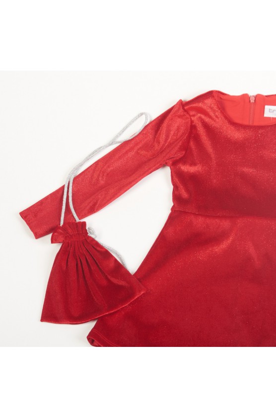 ΦΟΡΕΜΑ ΜΕ ΜΑΚΡΥ ΜΑΝΙΚΙ ΓΙΑ ΜΙΚΡΑ ΚΟΡΙΤΣΙΑ TRAX 48754 ΚΟΚΚΙΝΟ