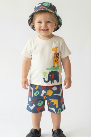 ΣΕΤ ΜΠΛΟΥΖΑ ΜΕ ΒΕΡΜΟΥΔΑ  ΓΙΑ ΜΙΚΡΑ ΑΓΟΡΙΑ  TRAX 49057 ΕΚΡΟΥ