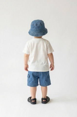 ΣΕΤ ΜΠΛΟΥΖΑ ΜΕ ΒΕΡΜΟΥΔΑ  ΓΙΑ ΜΙΚΡΑ ΑΓΟΡΙΑ  TRAX 49058 ΕΚΡΟΥ