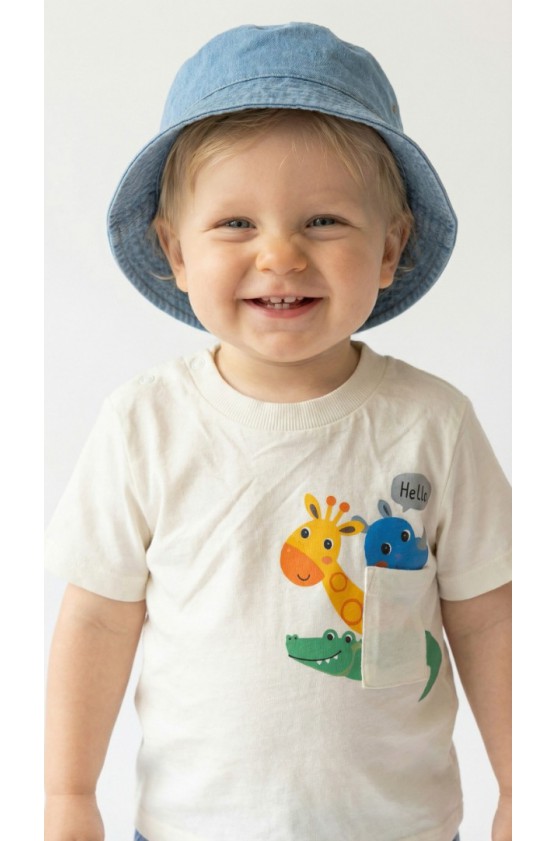 ΣΕΤ ΜΠΛΟΥΖΑ ΜΕ ΒΕΡΜΟΥΔΑ  ΓΙΑ ΜΙΚΡΑ ΑΓΟΡΙΑ  TRAX 49058 ΕΚΡΟΥ