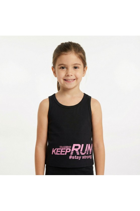 ΣΕΤ ΜΠΛΟΥΖΑ ΑΜΑΝΙΚΗ ΚΑΙ ΠΟΔΗΛΑΤΙΚΟ ΚΟΛΑΝ  ΓΙΑ ΚΟΡΙΤΣΙΑ TRAX 49129 ΜΑΥΡΟ