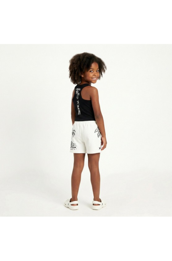 ΣΕΤ ΜΠΛΟΥΖΑ ΑΜΑΝΙΚΗ ΚΑΙ ΣΟΡΤΣ  ΓΙΑ ΚΟΡΙΤΣΙΑ TRAX 49135 ΜΑΥΡΟ