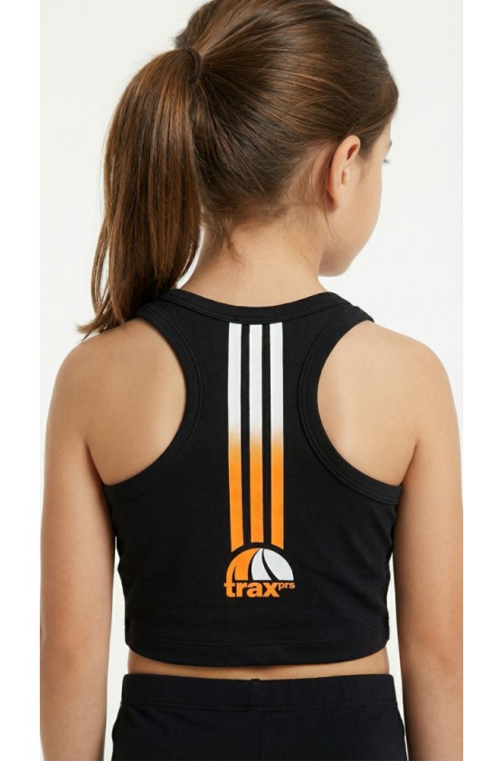 ΣΕΤ CROP TOP  ΚΑΙ ΔΥΟ ΚΟΛΑΝ  ΓΙΑ ΚΟΡΙΤΣΙΑ TRAX 49143 ΜΑΥΡΟ