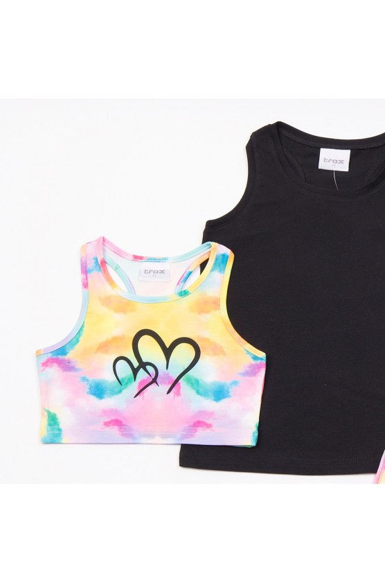 ΣΕΤ 2 ΜΠΛΟΥΖΑΚΙΑ ΚΑΙ ΠΟΔΗΛΑΤΙΚΟ ΚΟΛΑΝ  ΓΙΑ ΚΟΡΙΤΣΙΑ TRAX 49147 ΜΑΥΡΟ