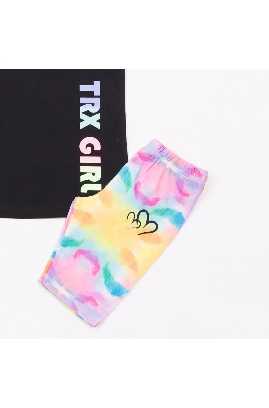 ΣΕΤ 2 ΜΠΛΟΥΖΑΚΙΑ ΚΑΙ ΠΟΔΗΛΑΤΙΚΟ ΚΟΛΑΝ  ΓΙΑ ΚΟΡΙΤΣΙΑ TRAX 49147 ΜΑΥΡΟ