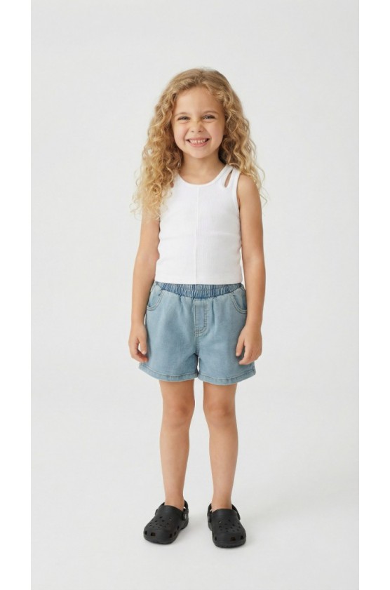 ΣΕΤ ΜΠΛΟΥΖΑ ΑΜΑΝΙΚΗ ΚΑΙ ΣΟΡΤΣ  ΓΙΑ ΚΟΡΙΤΣΙΑ TRAX 49151 ΛΕΥΚΟ