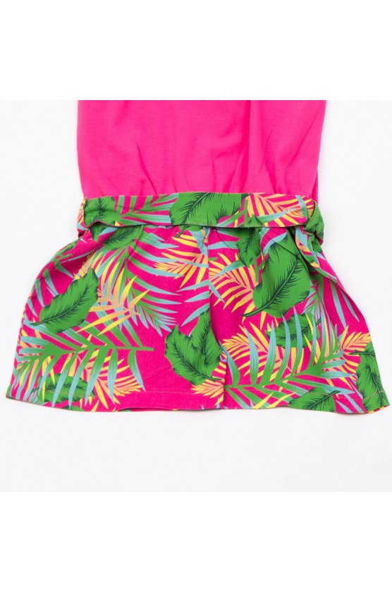 Ολόσωμο Σορτσάκι Με Scrunchie  ΓΙΑ ΚΟΡΙΤΣΙΑ TRAX 49152 ΦΟΥΞΙΑ