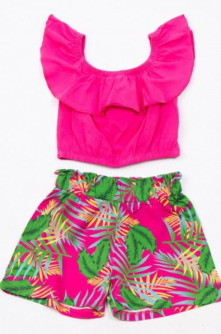 ΣΕΤ ΜΠΛΟΥΖΑ  ΚΑΙ ΣΟΡΤΣ  ΓΙΑ ΚΟΡΙΤΣΙΑ TRAX 49153 ΦΟΥΞΙΑ