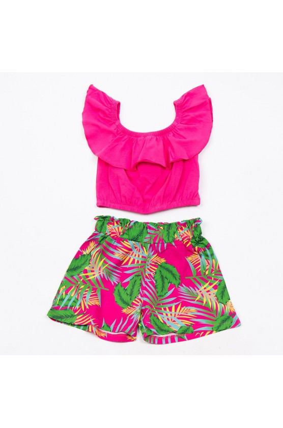 ΣΕΤ ΜΠΛΟΥΖΑ  ΚΑΙ ΣΟΡΤΣ  ΓΙΑ ΚΟΡΙΤΣΙΑ TRAX 49153 ΦΟΥΞΙΑ