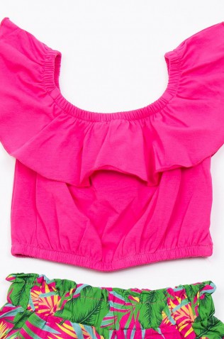 ΣΕΤ ΜΠΛΟΥΖΑ  ΚΑΙ ΣΟΡΤΣ  ΓΙΑ ΚΟΡΙΤΣΙΑ TRAX 49153 ΦΟΥΞΙΑ