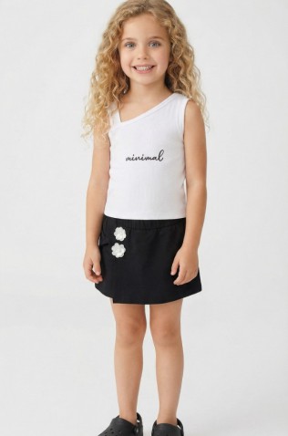 ΣΕΤ ΜΠΛΟΥΖΑ ΑΜΑΝΙΚΗ ΚΑΙ ΦΟΥΣΤΑ-ΣΟΡΤΣ  ΓΙΑ ΚΟΡΙΤΣΙΑ TRAX 49155 ΛΕΥΚΟ