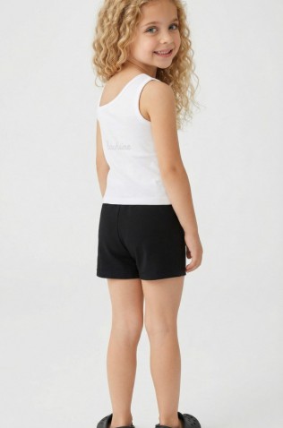 ΣΕΤ ΜΠΛΟΥΖΑ ΑΜΑΝΙΚΗ ΚΑΙ ΦΟΥΣΤΑ-ΣΟΡΤΣ  ΓΙΑ ΚΟΡΙΤΣΙΑ TRAX 49155 ΛΕΥΚΟ