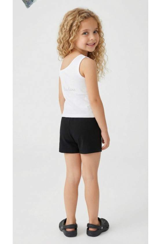 ΣΕΤ ΜΠΛΟΥΖΑ ΑΜΑΝΙΚΗ ΚΑΙ ΦΟΥΣΤΑ-ΣΟΡΤΣ  ΓΙΑ ΚΟΡΙΤΣΙΑ TRAX 49155 ΛΕΥΚΟ