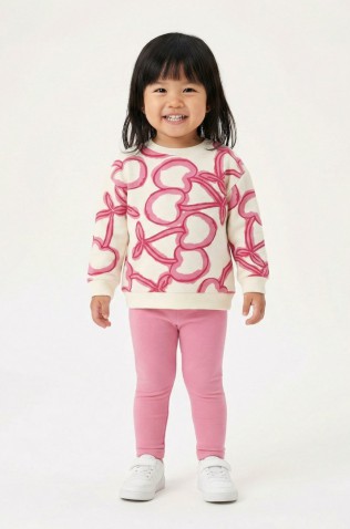 ΣΕΤ ΜΠΛΟΥΖΑ ΜΑΚΡΥΜΑΝΙΚΗ  ΕΠΟΧΙΑΚΗ ΚΑΙ  ΚΟΛΑΝ  ΓΙΑ ΜΙΚΡΟ ΚΟΡΙΤΣΙΑ TRAX 49209 ΕΚΡΟΥ