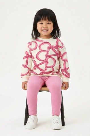 ΣΕΤ ΜΠΛΟΥΖΑ ΜΑΚΡΥΜΑΝΙΚΗ  ΕΠΟΧΙΑΚΗ ΚΑΙ  ΚΟΛΑΝ  ΓΙΑ ΜΙΚΡΟ ΚΟΡΙΤΣΙΑ TRAX 49209 ΕΚΡΟΥ