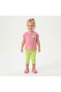 Σετ μπλουζάκι με κολάν κ΄απρι για μικρό κορίτσι TRAX 49215 glossy