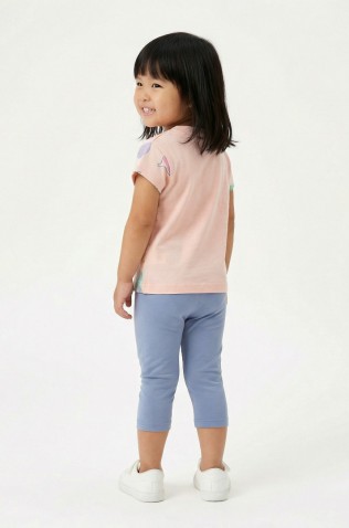 Σετ μπλουζάκι με κολάν κ΄απρι για μικρό κορίτσι TRAX 49218 daisy