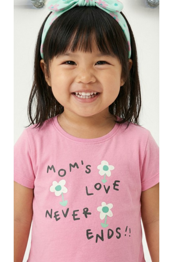 Σετ  μπλούζα  και κολάν ποδηλατικό για μικρό κορίτσι TRAX 49228 glossy