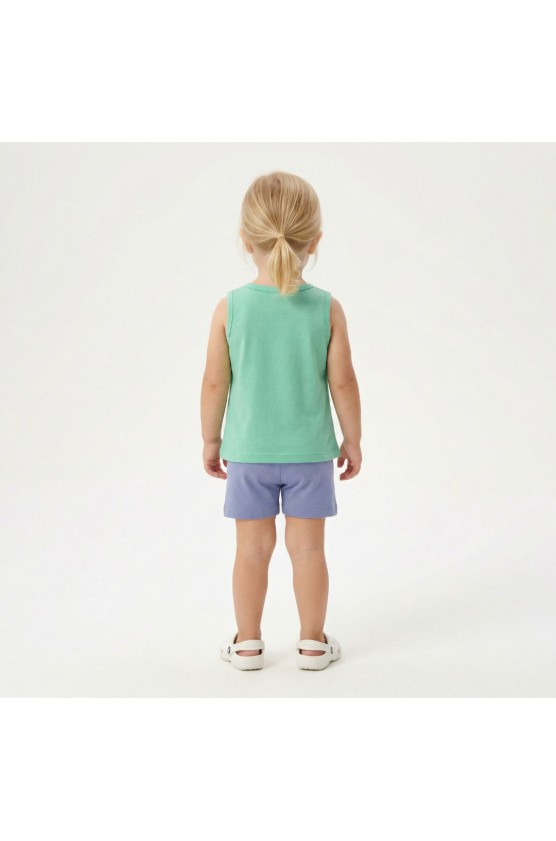 Σετ μπλουζάκι με σορτς για μικρό κορίτσι TRAX 49232 spring