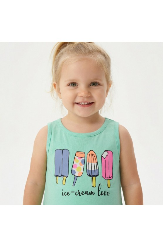 Σετ μπλουζάκι με σορτς για μικρό κορίτσι TRAX 49232 spring