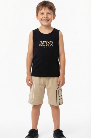 ΣΕΤ  ΜΠΛΟΥΖΑ ΜΕ ΤΖΙΝ ΒΕΡΜΟΥΔΑ  ΓΙΑ ΑΓΟΡΙΑ  TRAX 49351 ΜΑΥΡΟ