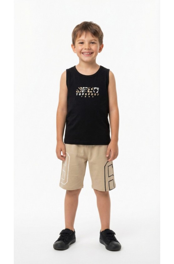 ΣΕΤ  ΜΠΛΟΥΖΑ ΜΕ ΤΖΙΝ ΒΕΡΜΟΥΔΑ  ΓΙΑ ΑΓΟΡΙΑ  TRAX 49351 ΜΑΥΡΟ