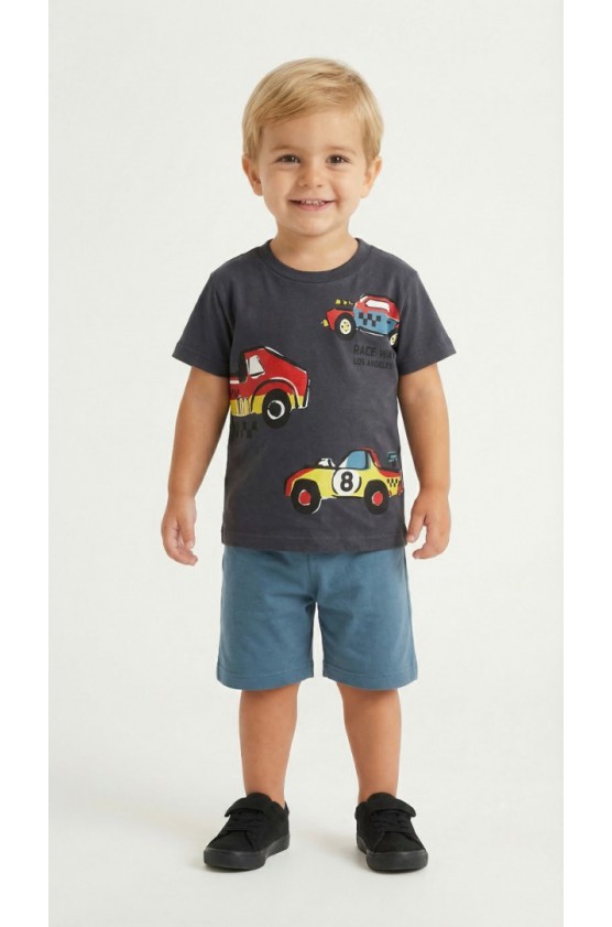 ΣΕΤ ΜΠΛΟΥΖΑ ΜΕ  ΒΕΡΜΟΥΔΑ  ΓΙΑ ΜΙΚΡΑ ΑΓΟΡΙΑ  TRAX 49408 ΓΡΑΦΙΤΗΣ