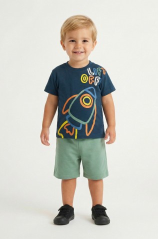 ΣΕΤ ΜΠΛΟΥΖΑ ΜΕ  ΒΕΡΜΟΥΔΑ  ΓΙΑ ΜΙΚΡΑ ΑΓΟΡΙΑ  TRAX 49409 MAREN