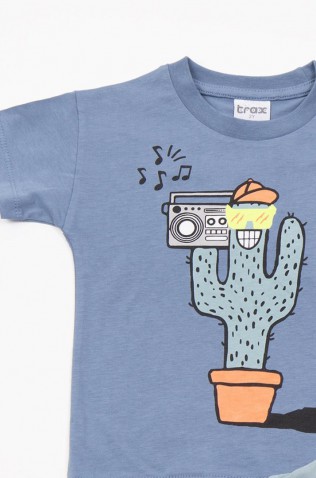 ΣΕΤ ΜΠΛΟΥΖΑ ΜΕ  ΒΕΡΜΟΥΔΑ  ΓΙΑ ΜΙΚΡΑ ΑΓΟΡΙΑ  TRAX 49413 MIDNIGHT