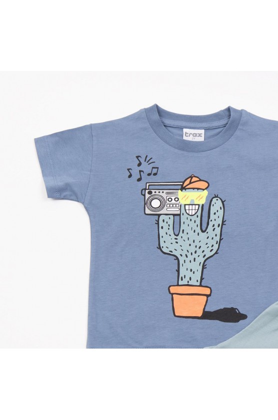 ΣΕΤ ΜΠΛΟΥΖΑ ΜΕ  ΒΕΡΜΟΥΔΑ  ΓΙΑ ΜΙΚΡΑ ΑΓΟΡΙΑ  TRAX 49413 MIDNIGHT