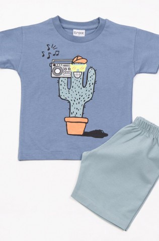 ΣΕΤ ΜΠΛΟΥΖΑ ΜΕ  ΒΕΡΜΟΥΔΑ  ΓΙΑ ΜΙΚΡΑ ΑΓΟΡΙΑ  TRAX 49413 MIDNIGHT